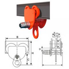 Каретки для талей Tec-union Int GCT-2E