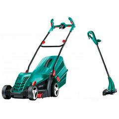 газонокосилка электрическая Bosch ARM 34 + ART 23